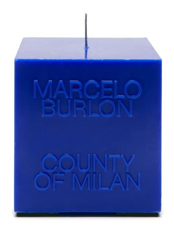 Marcelo Burlon County of Milan Alto Vuelo Kerze in Würfelform - Blau