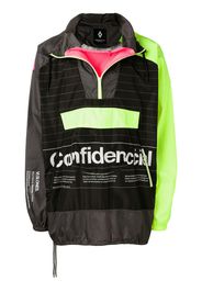 Marcelo Burlon County of Milan Windbreaker mit Schriftzug - Schwarz