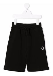 Marcelo Burlon County Of Milan Kids BASIC LOGO SWEATSHORT BLACK WHITE - Schwarz