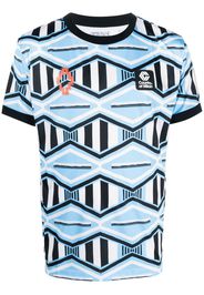 Marcelo Burlon County of Milan patterned short-sleeved T-shirt - Blau