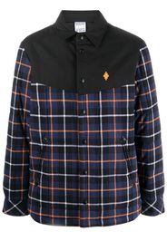 Marcelo Burlon County of Milan checked long-sleeve jacket - Blau