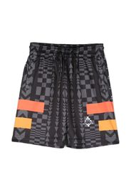 Marcelo Burlon County Of Milan Kids x Kappa graphic-print track shorts - Schwarz