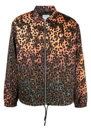 Marcelo Burlon County of Milan graphic-print zip-fastening jacket - Braun