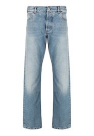 Marcelo Burlon County of Milan straight-leg washed jeans - Blau