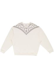 Marcelo Burlon County of Milan Sweatshirt mit Bandana-Print - Nude