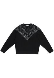 Marcelo Burlon County of Milan Pullover mit Bandana-Print - Schwarz