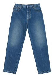 Marcelo Burlon County of Milan Dunkle Straight-Leg-Jeans - Blau