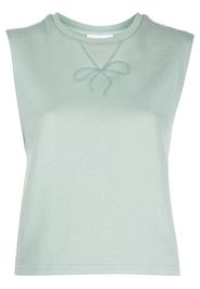 Marchesa Notte Tanktop mit Schnürung - Grün