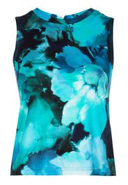 Marchesa Notte Tanktop mit Batikmuster - Blau