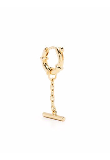 Maria Black Escape charm huggie - Gold