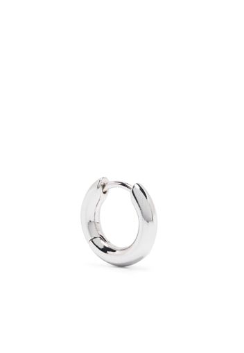 Maria Black Slate 8 single hoop earring - Silber