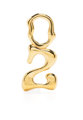 Maria Black Fluent letter Z charm - Gold