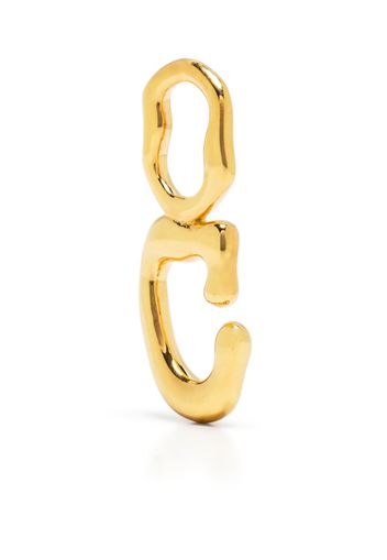 Maria Black Fluent Letter C pendant - Gold