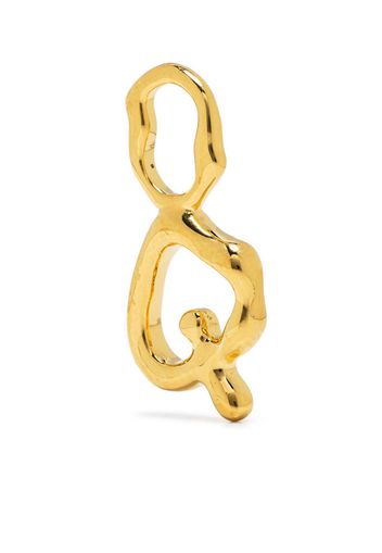 Maria Black Fluent Letter Q pendant - Gold