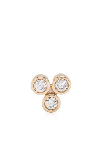 Maria Black 14kt yellow gold Triad 18 diamond single earring