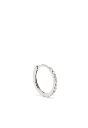 Maria Black 14kt white gold Lamarr 10 huggie earring - Silber