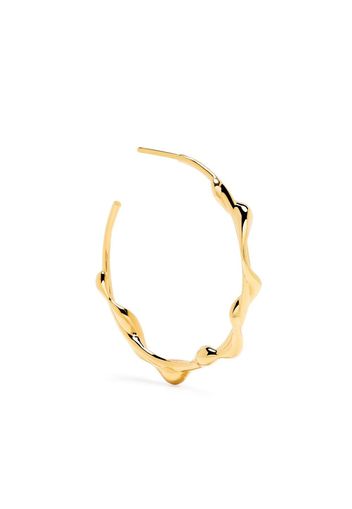 Maria Black gold Nuri 35 hoop earring