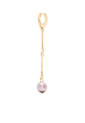 Maria Black Stag pearl drop earring - Gold