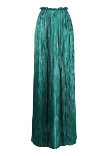 Maria Lucia Hohan Lea silk maxi skirt - Grün