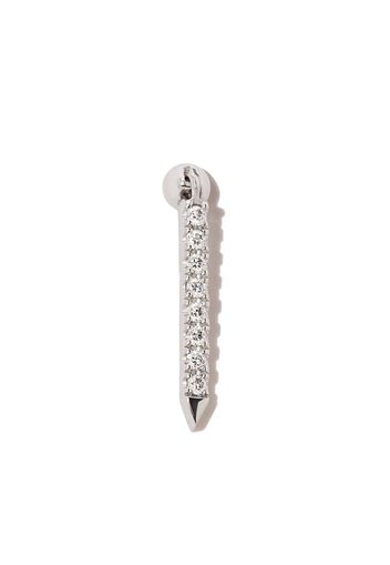 Maria Tash MTASH 18K WG 11MM DIA ETERNITY BAR CHRM - Silber