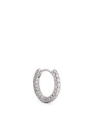 MARIA TASH 14kt white gold Five Row diamond hoop earring - Silber