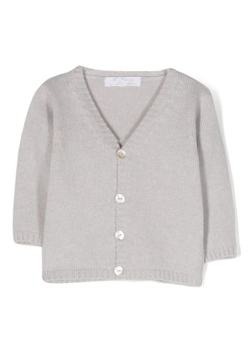 Mariella Ferrari Cardigan mit V-Ausschnitt - Grau