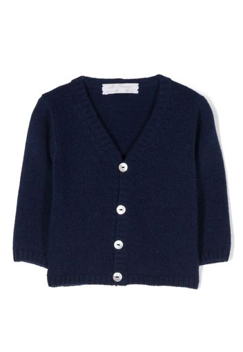 Mariella Ferrari Cardigan mit V-Ausschnitt - Blau