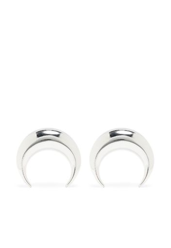 Marine Serre Moon stud earring - Silber