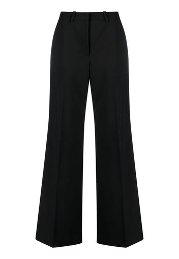 Marine Serre wide-leg tailored trousers - Schwarz