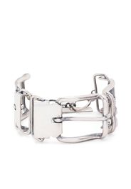 Marine Serre Metaclasp buckle-detailed bracelet - Silber