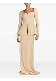 MARK-OFF Beverly long dress - Nude