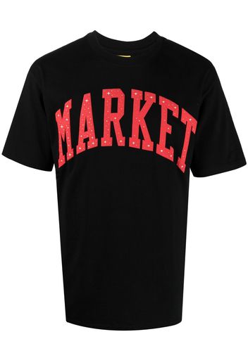 MARKET T-Shirt mit Logo-Print - Schwarz