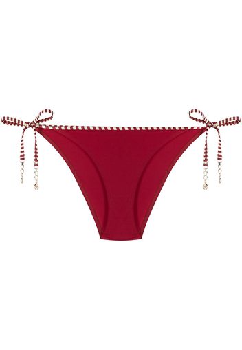 Marlies Dekkers Bikinihöschen mit Schnürung - Rot