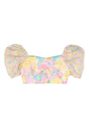 MARLO Amalia floral-print cropped top - Mehrfarbig