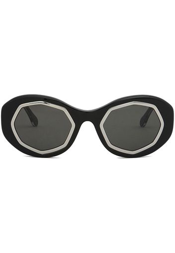 Marni Eyewear Mount Brumo round-frame sunglasses - Schwarz