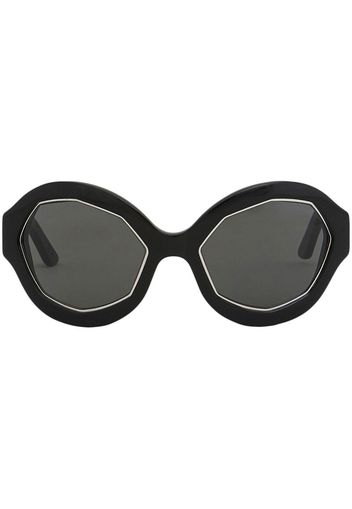 Marni Eyewear Cumulus Cloud round-frame sunglasses - Schwarz