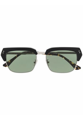 Marni Eyewear Sonnenbrille mit Logo-Prägung - Silber
