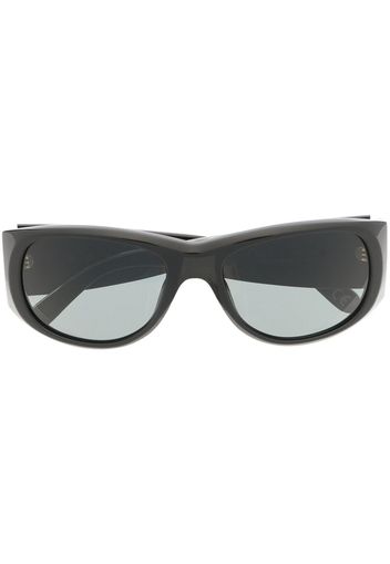 Marni Eyewear Ovale Sonnenbrille - Schwarz