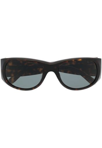 Marni Eyewear round frame tortoiseshell sunglasses - Braun