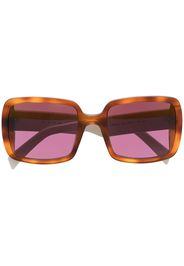 Marni Eyewear Eckige Oversized-Sonnenbrille - Braun