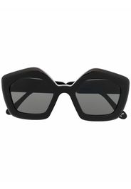 Marni Eyewear Geometrische Sonnenbrille - Schwarz