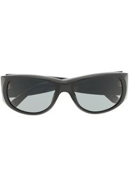 Marni Eyewear Ovale Sonnenbrille - Schwarz