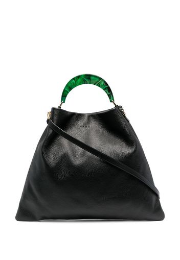 Marni Shopper aus Leder - Schwarz