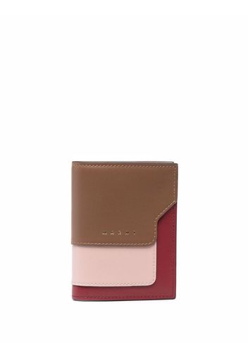 Marni Portemonnaie in Colour-Block-Optik - Rosa