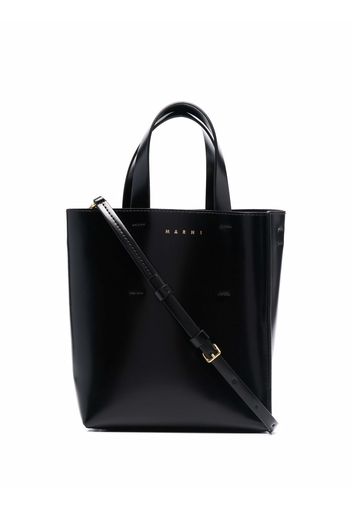 Marni Handtasche mit Logo - Schwarz