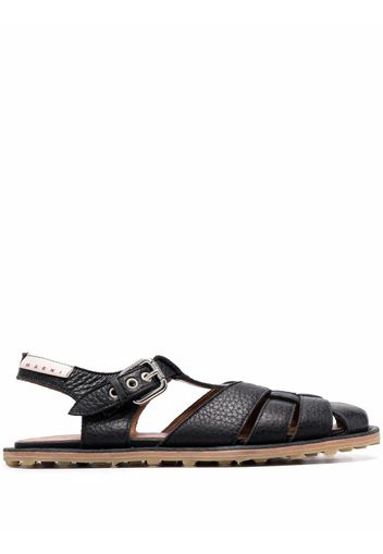 Marni Fussbett Sandalen - Schwarz