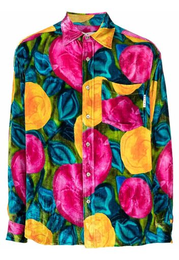 Marni Hemd mit Blumen-Print - Rosa