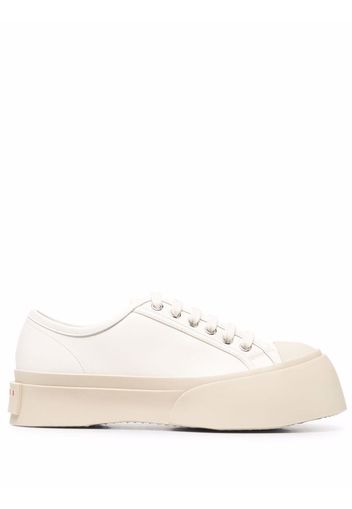 Marni two-tone flatform sneakers - Weiß