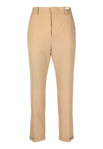 Marni mid-rise straight-leg trousers - Nude