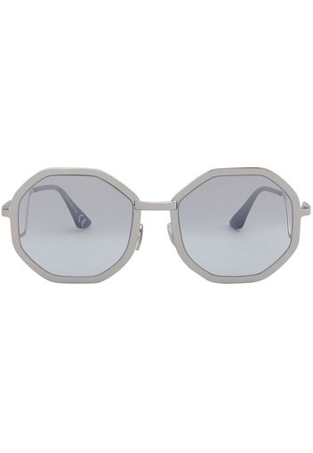 Marni geometric-frame detail sunglasses - Silber